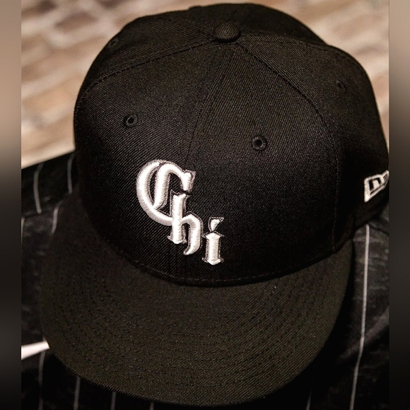 New Era Other - Men's New Era Black Chicago White Sox 2021 City Connect 59FIFTY Fitted Hat~6 ⅞